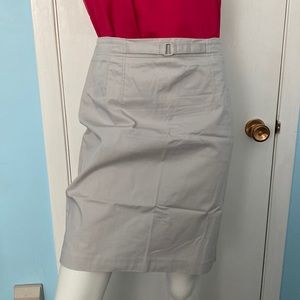 Beige Pencil Skirt